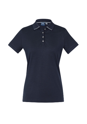 Picture of Biz Collection Ladies Aston Polo Shirt 100% Cotton Jersey Knit